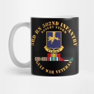 3rd Bn 502nd Infantry - Desert Storm w Svc Mug